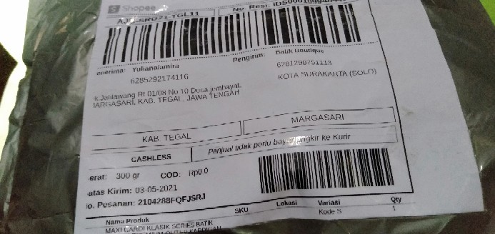 Maxi Cardi Klasik Series Batik Sogan Premium Outer Kardigan Panjang