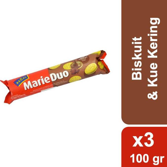 

Sale NACFC Regal Marie Duo Roll Cream Coklat 100 gr x 3 Pcs 72 Diskon
