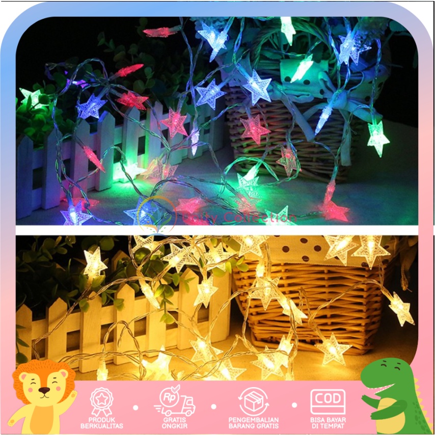 Lampu LED Hias Tumblr Bintang Lampu Tidur Dekorasi Kamar