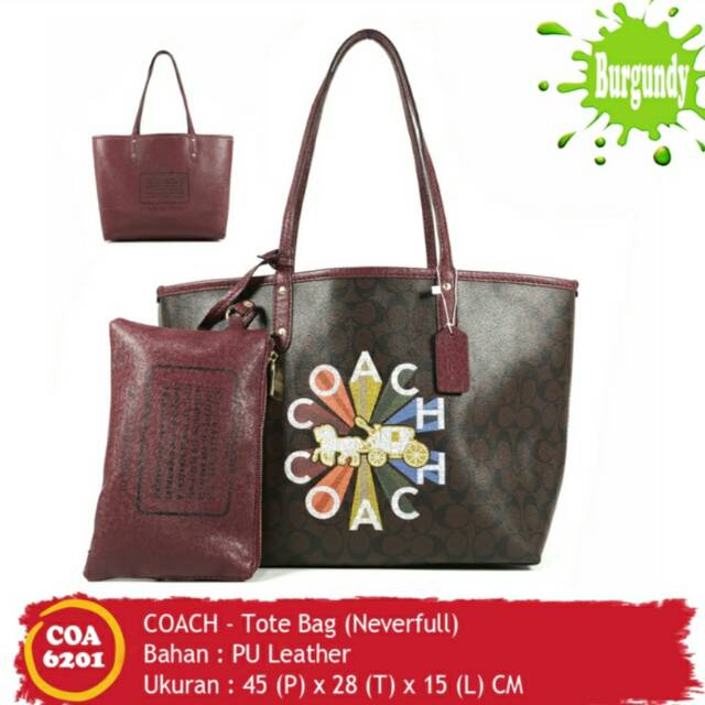 Coach - Tote bag Neverfull - Semi Premium - COA-6201