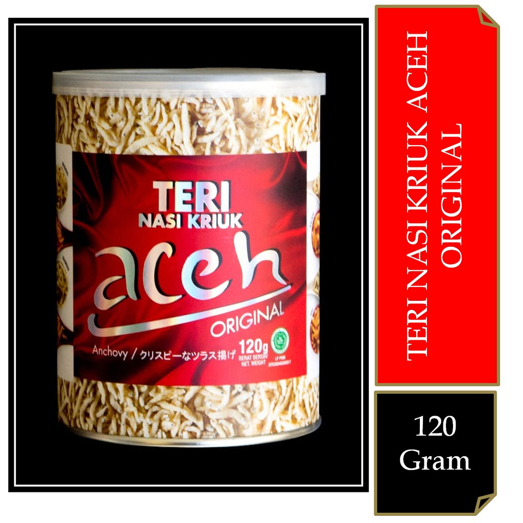 Teri Nasi Aceh Kriuk Rasa Original 120 gram