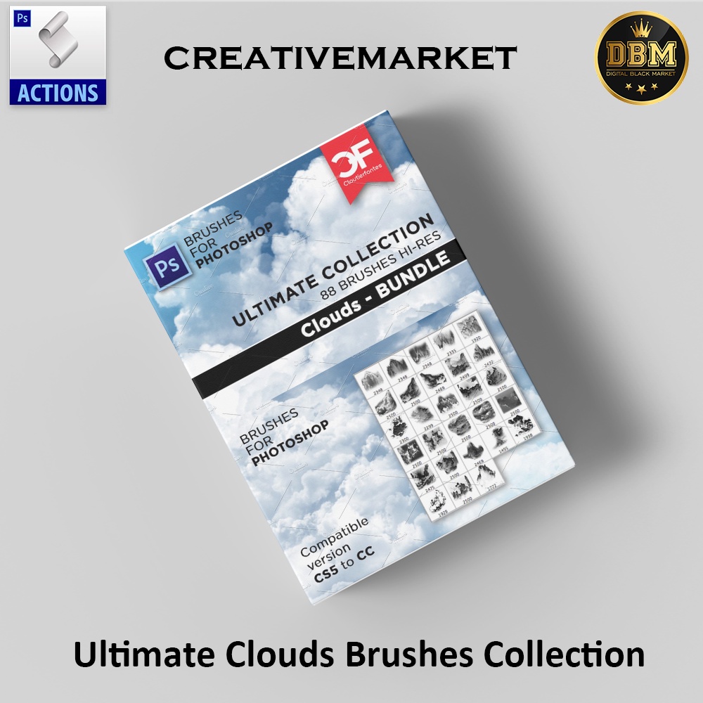 Ultimate Clouds brushes Collection - Photoshop