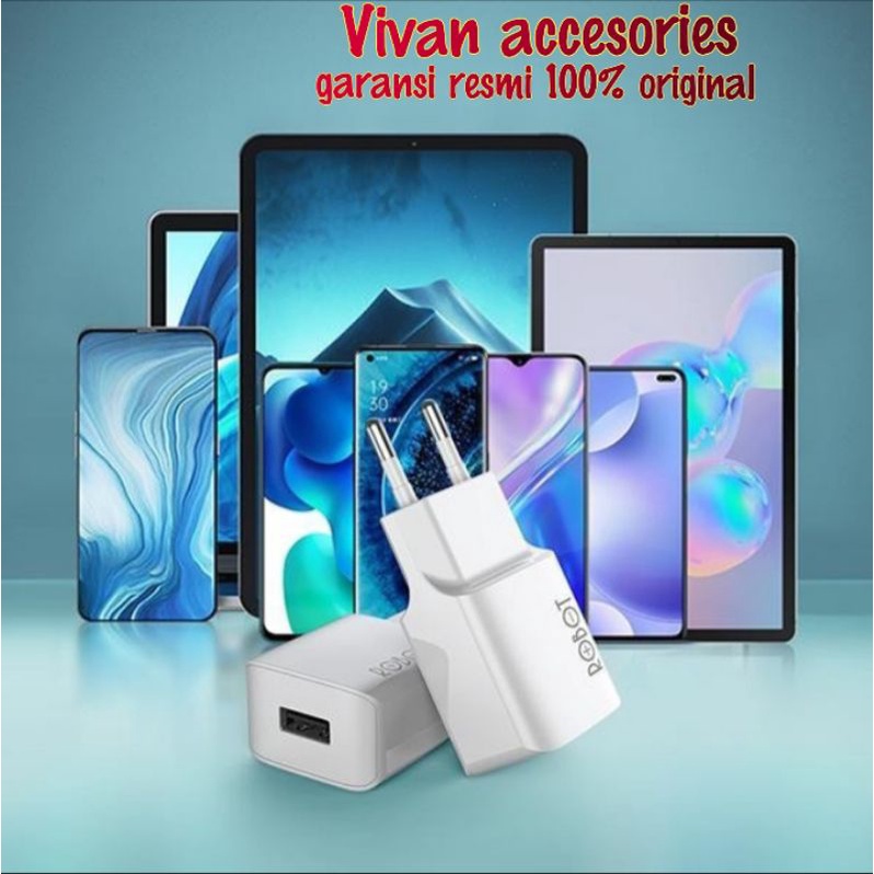 Robot Adaptor Charger RT-K10 Batok Kepala Charger USB Adapter 5V/1A /pcs