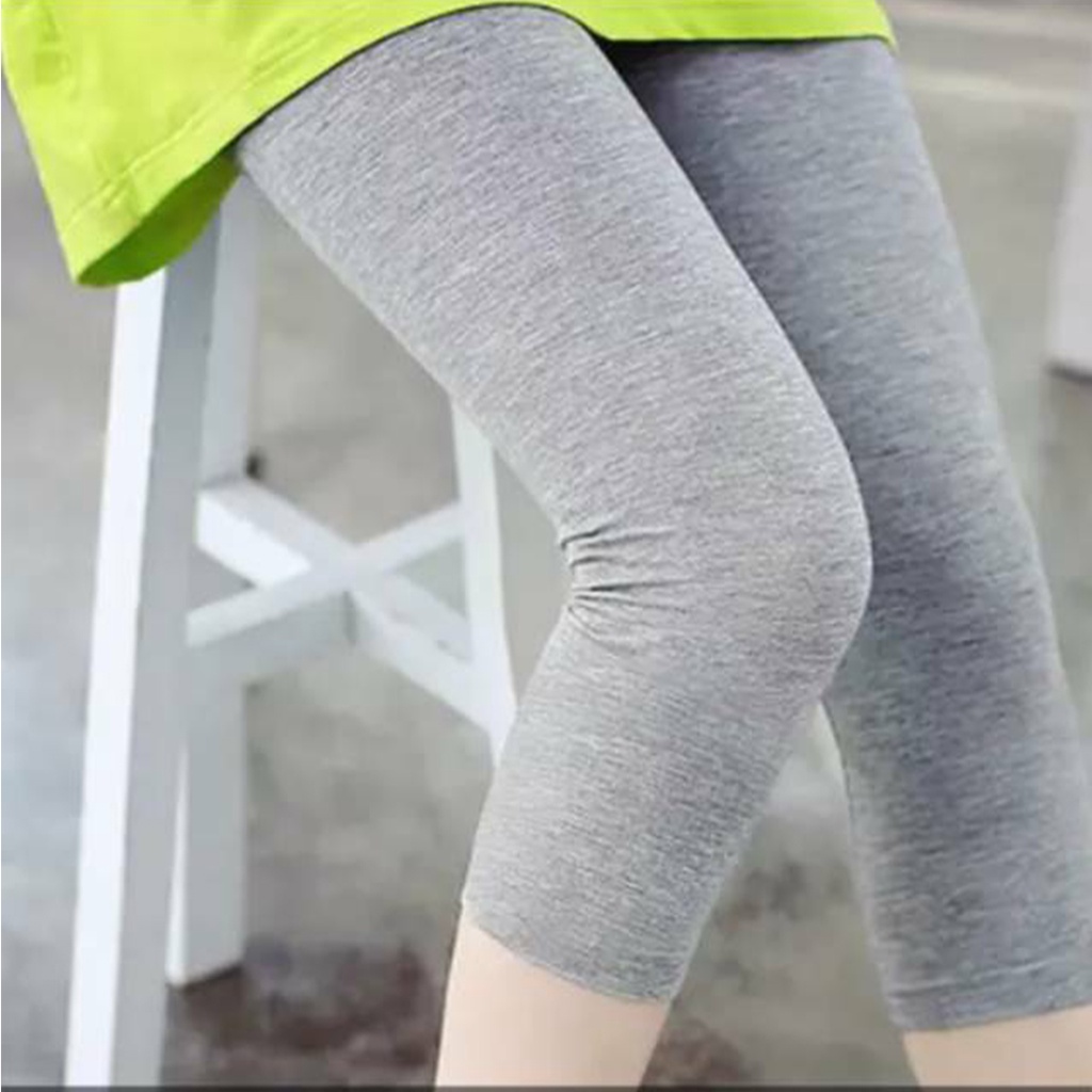 Legging Pendek Bahan Kaos 3/4 untuk BB 40-90 kg