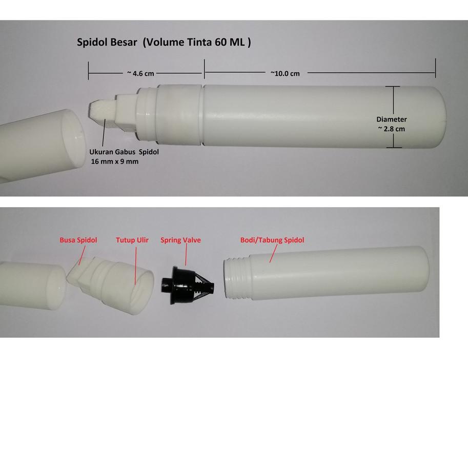 

Spidol Kosong Untuk Tinta Permanen Tinta Karung Tinta Marking Dengan Mekanisme Spring Valve ..