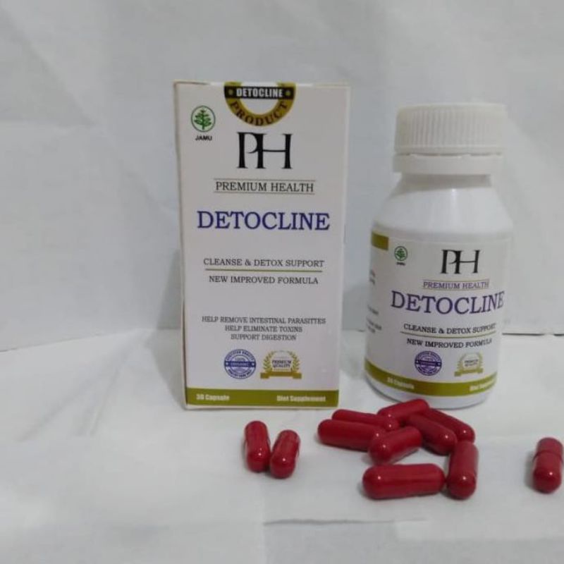 Detocline Original Asli Obat Anti Parasit