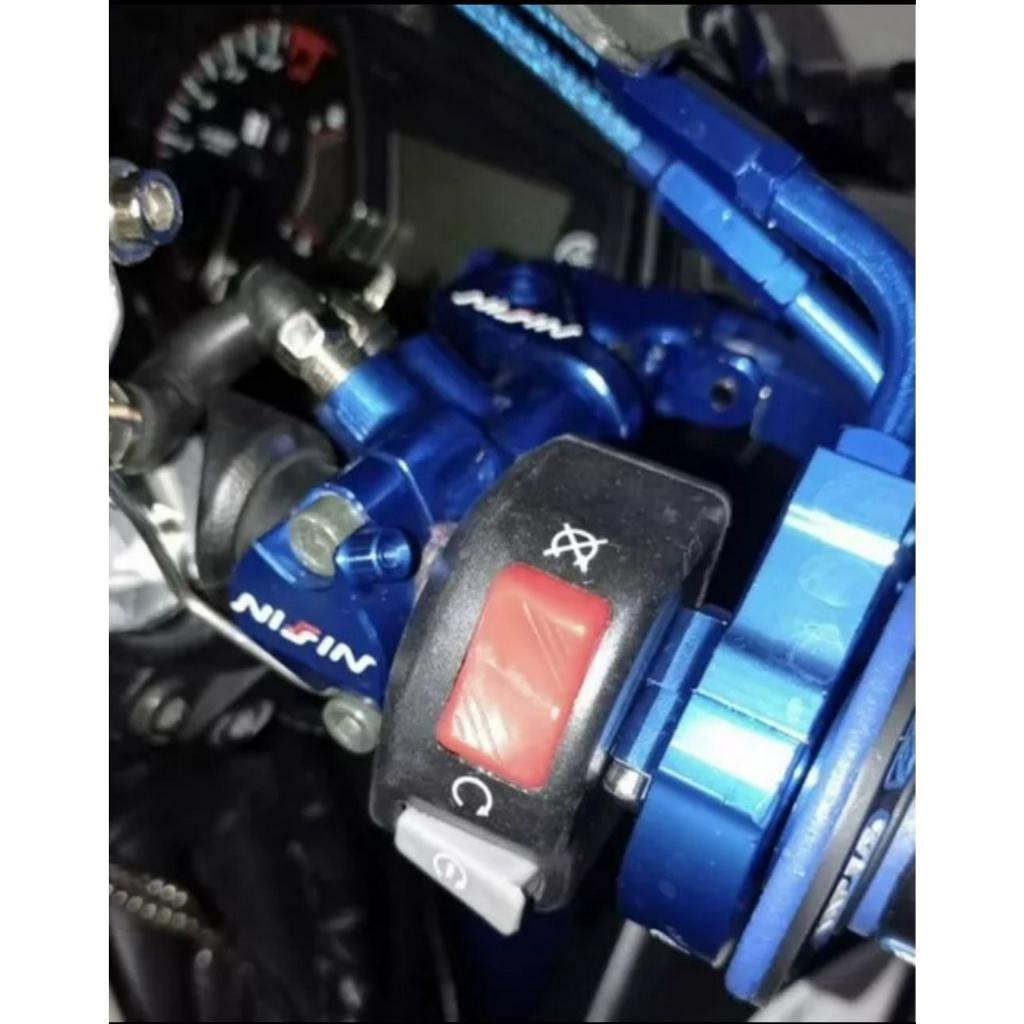 SAKLAR KANAN ON OFF PLUS STATER MODEL KTC / HOLDER KANAN STATER  DAN ON OFF MOTOR COPY KTC UNIVERSAL SEMUA JENIS MOTOR