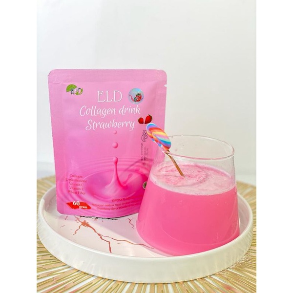 ELD Collagen Drink Minuman Pemutih Badan Original BPOM Halal