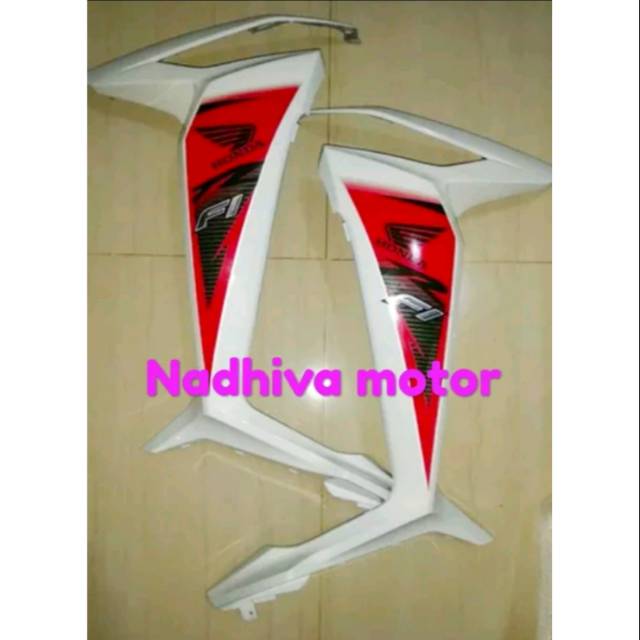 Cover sayap depan honda supra x 125 fi 2014 2015