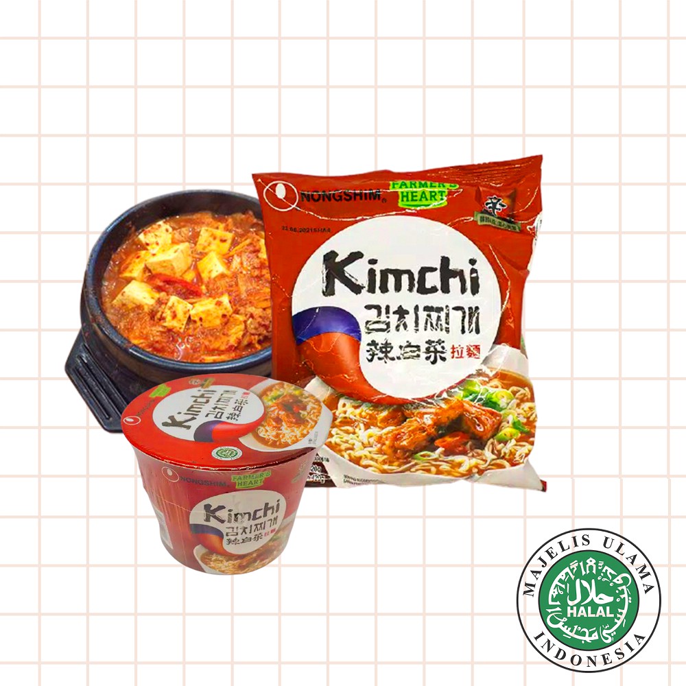 

NONGSHIM KIMCHI RAMYUN - CUP & KEMASAN - MAKAN KOREA HALAL