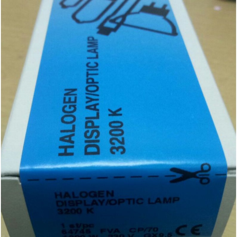 Lampu halogen 1000w CP70 Osram Halogen Display Optic Lamp