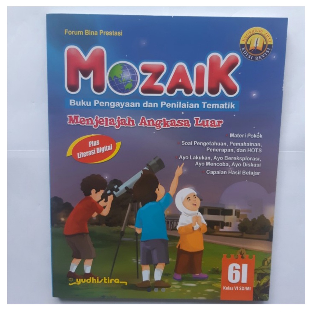 Buku MOZAIK Yudhistira Tematik SD Tema 6 I