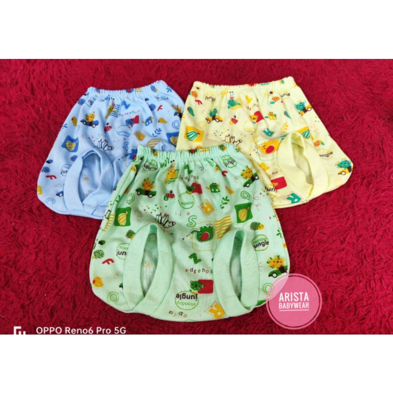 ARISTA BABY - (3PCS) celana pop bayi MOTIF JUNGLE