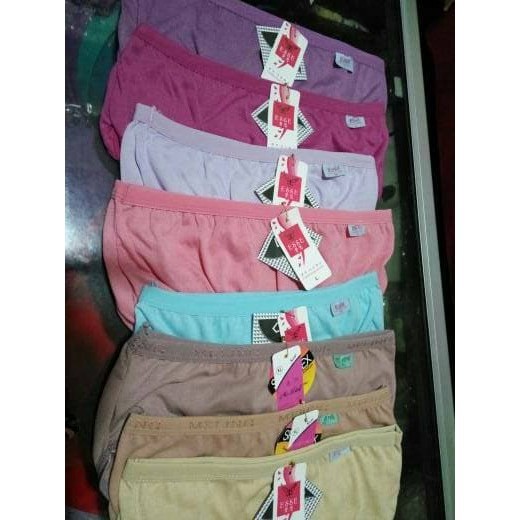 (1 LUSIN / 12 PCS) CELANA DALAM WANITA / UNDIES / CD SEMPAK WANITA CEWEK MEREK MERK ESSE