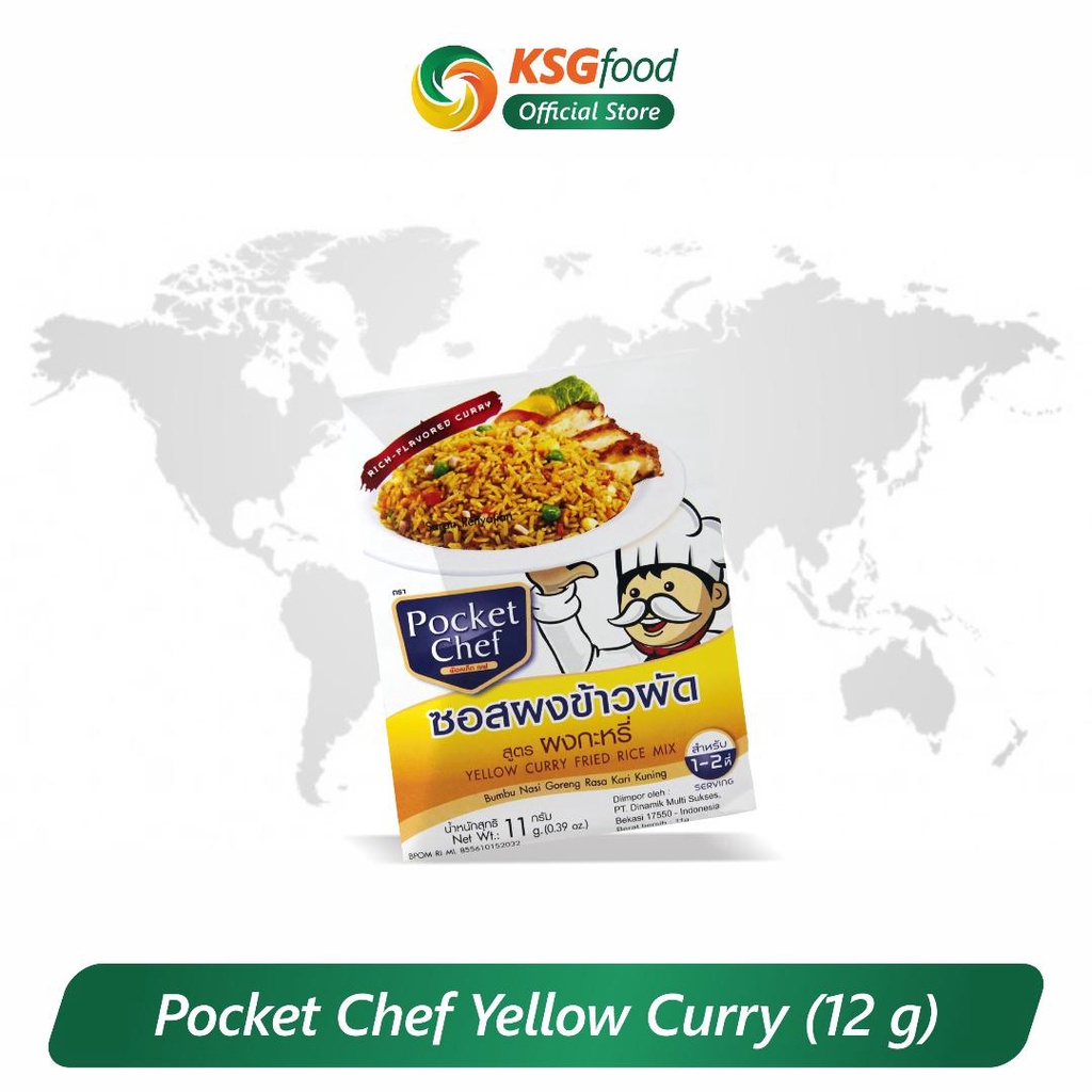 

POCKET CHEF YELLOW CURRY bumbu nasi goreng