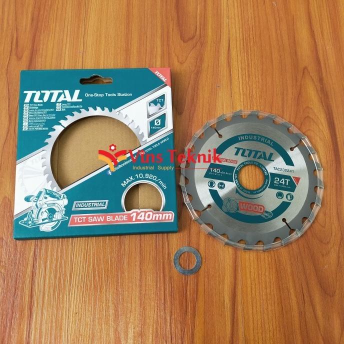 Mata Gergaji Circular Saw 5 Inch 140Mm Tct Saw Blade 24T Total Tac2322 Termurah