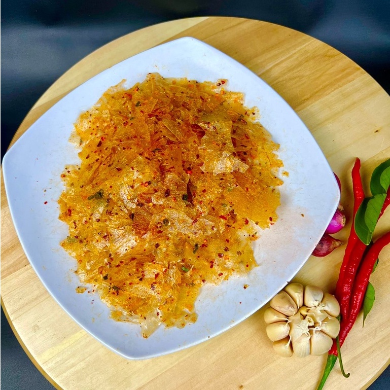 SNACK BASRENG KRIPIK KACA 50 GR USUS CRISPY GURIH KRIUK LADA KEBLINGER-Kripik Kaca D Jeruk