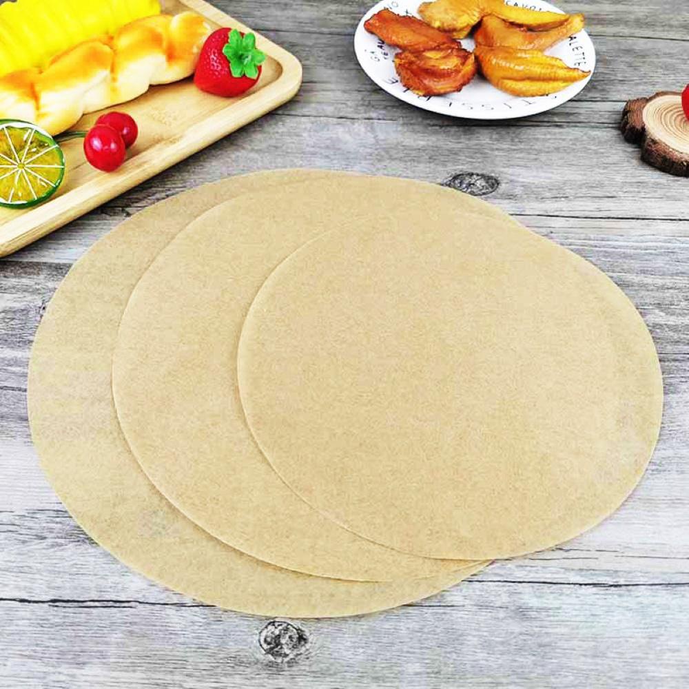 Rebuy Parchment Paper 100Pcs Round Cookie Grill Oven Kue Kering Loyang