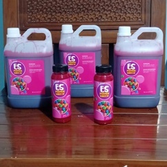 Es Permen Karet Sirup Viral Surabaya Kemasan 2 Liter