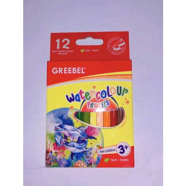 

PENSIL WARNA MEREK GREEBEL 12WARNA / PENSIL WATER COLOR 12 WARNA PENDEK (4012) / 12 WARNA PANJANG (8012)