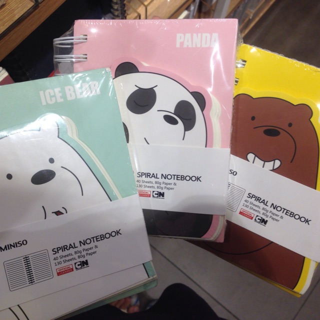 

we bare bear NOTEBOOK