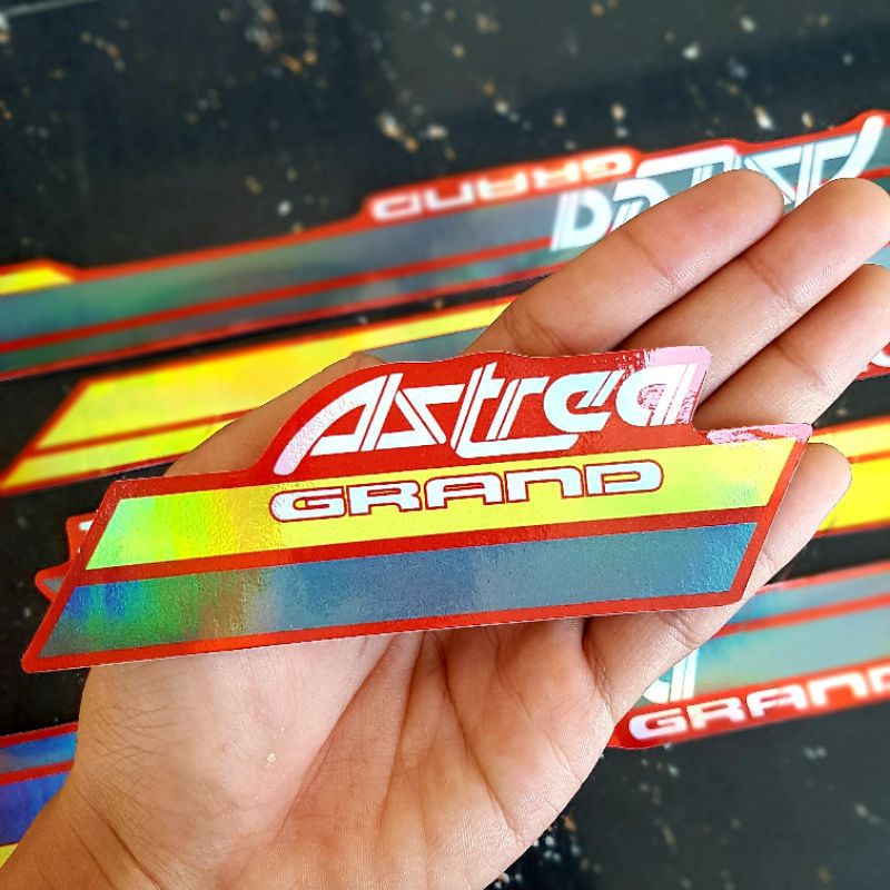 striping honda astrea grand hologram