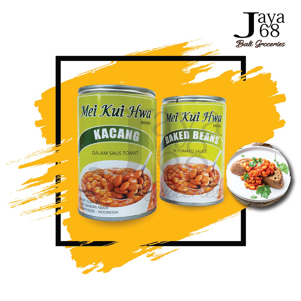 BAKED BEANS in Tomato Sauce 425g - MEI KUI HWA Brand BAKED BEANS