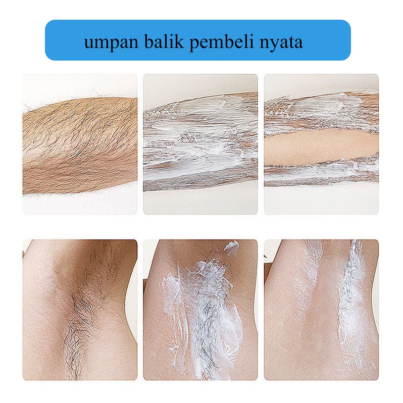 penghilang bulu ketiak 100g penghilang bulu permanen penghilang bulu Privat Tanpa Rasa Sakit Tidak Merangsang penghilang bulu  Dan Penghilang Bulu Pribadi Yang Aman Dan Efektif Kaki/tangan/rambut dubur/rambut kemaluan/dada