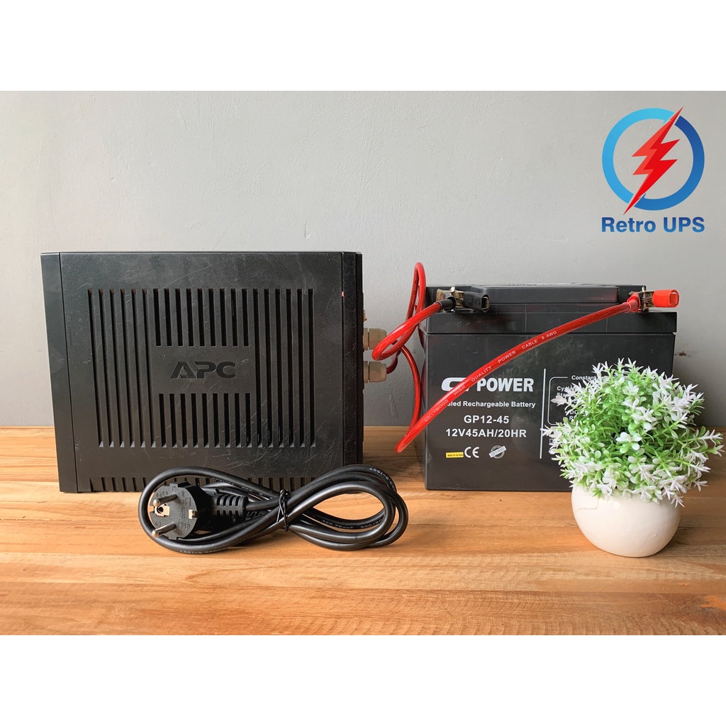 Ups Modif AKI External APC Back-UPS 650VA 12Volt  Garansi 2 Bulan