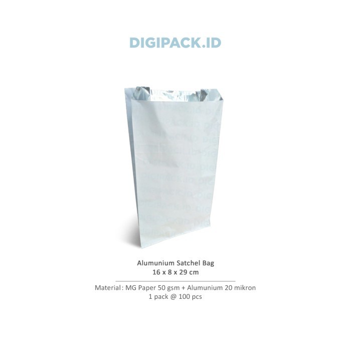 

✨ BISA COD ✨ Digipack Aluminium Satchel Bag 16 X 8 X 29 | Kantong Frozen Food