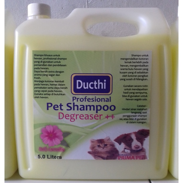 Shampoo Hewan - Shampoo Degreaser Kucing & Anjing Jrigen 5 Liter