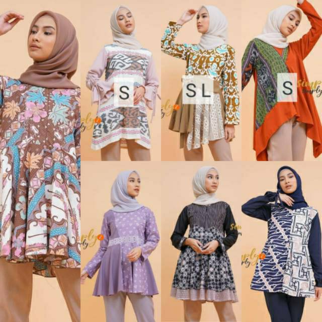  BATIK  BLOUSE  by Simply2simply Shopee  Indonesia