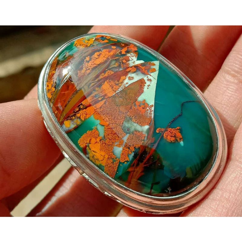 batu akik pancawarna garut super