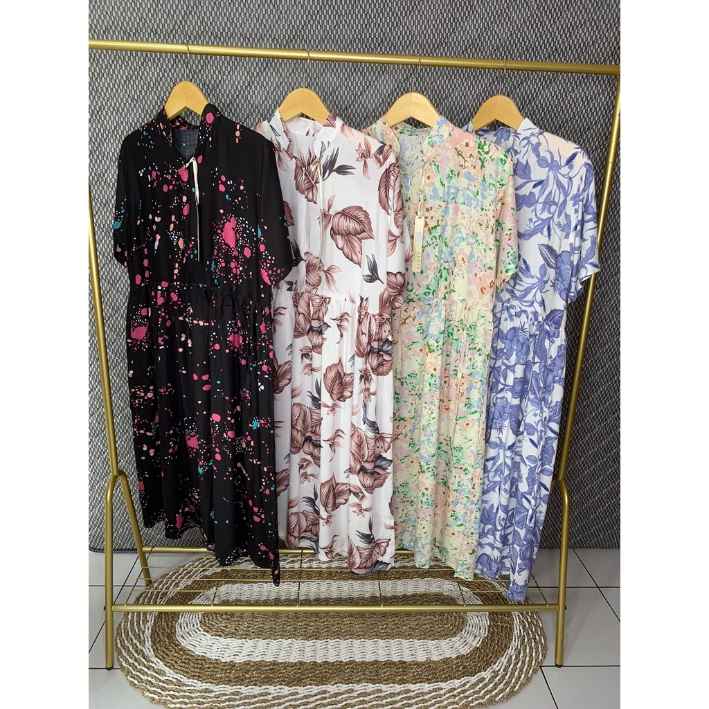 Paket Usaha Daster Rayon Premium Vneck 10 pcs