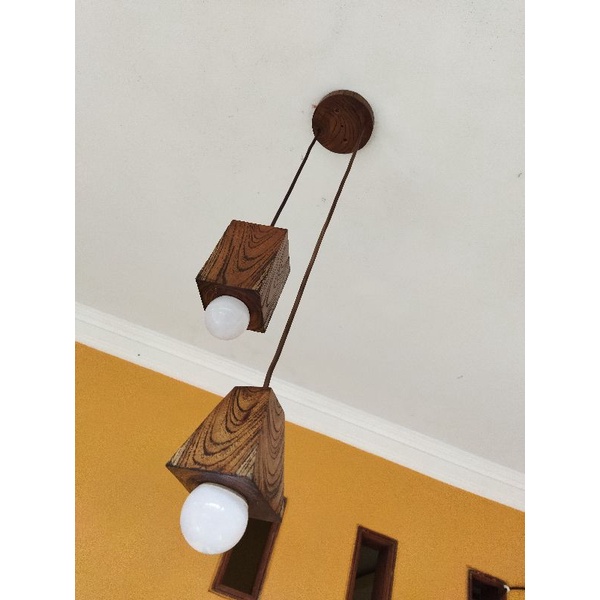 Lampu gantung - Lampu hias kayu - Lampu hias gantung - Lampu hias kafe - Lampu hias custom