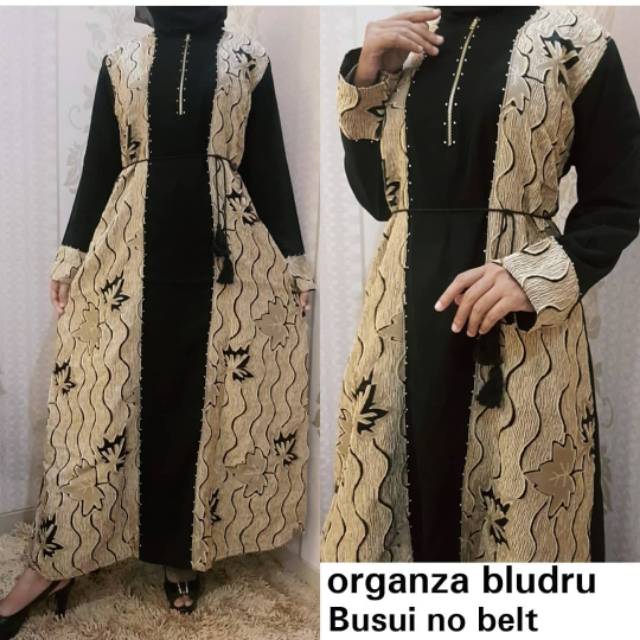 Ready abaya organza bludru