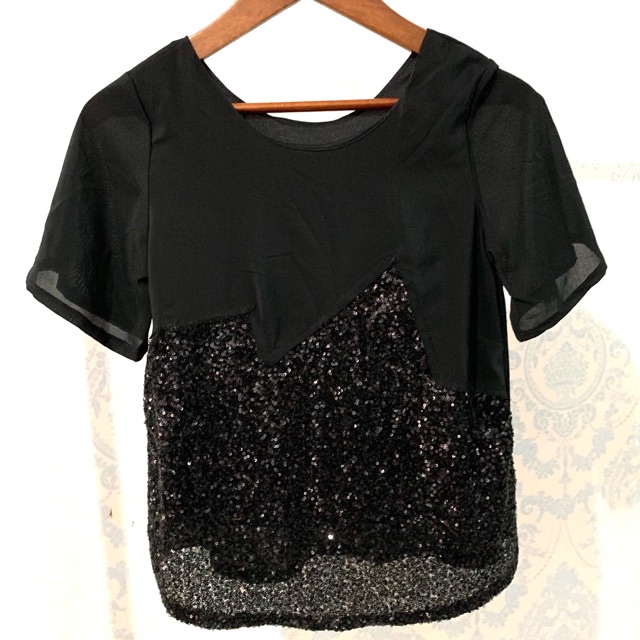 Baju blouse payet pesta