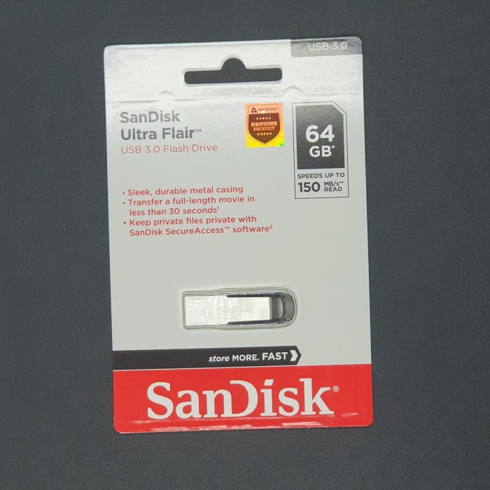 Sandisk Ultra Flair Usb 3.0 Flashdisk 32gb 64gb 128gb 256gb 512gb