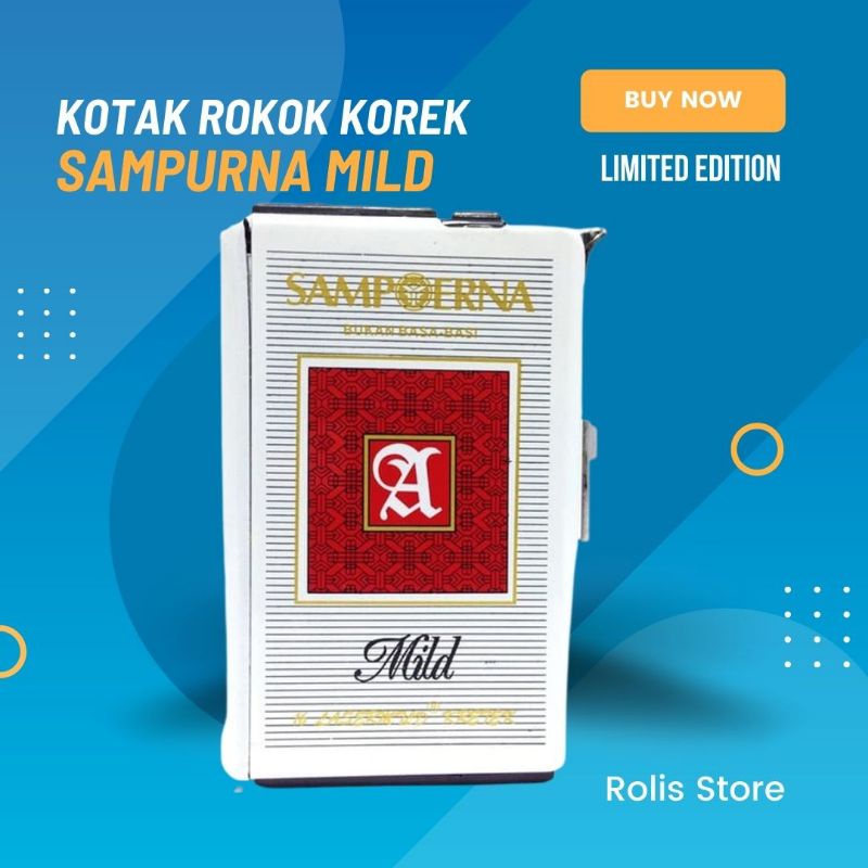 KOTAK ROKOK SAMPOERNA MILD DAN KOREK GAS / KOTAK ROKOK KOREK GAS SAMPOERNA MILD