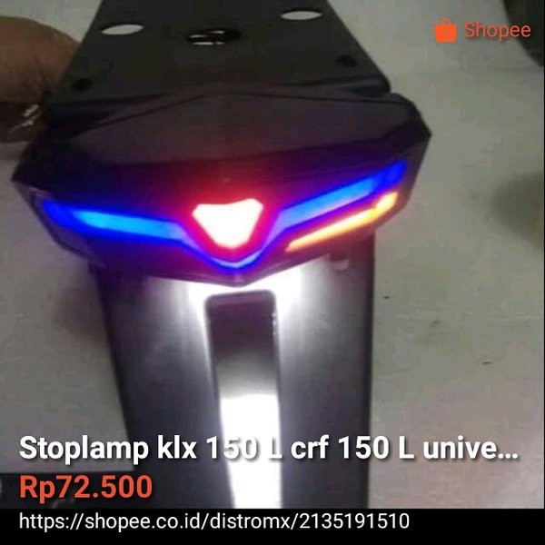 Solusi stoplamp universal Transformers klx 150 crf 150 L plus sein Terjangkau