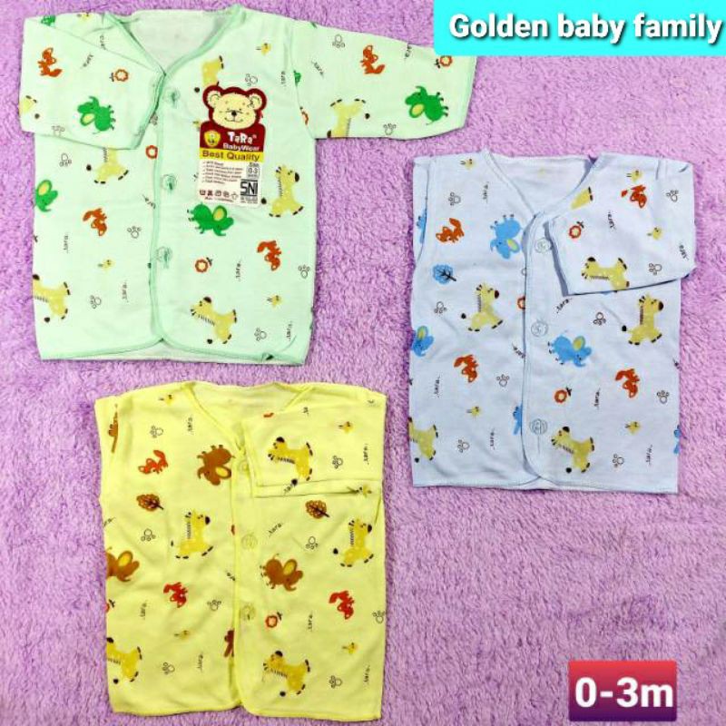 BAJU TARA NECI  BAYI TANGAN PANJANG WARNA PRINT