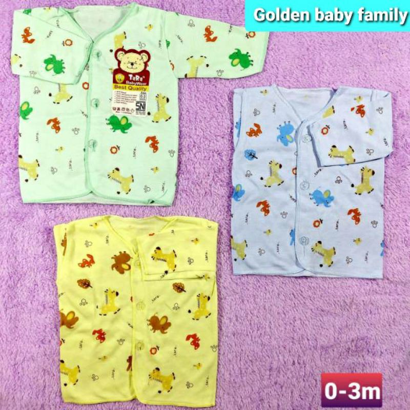 BAJU TARA NECI  BAYI TANGAN PANJANG WARNA PRINT