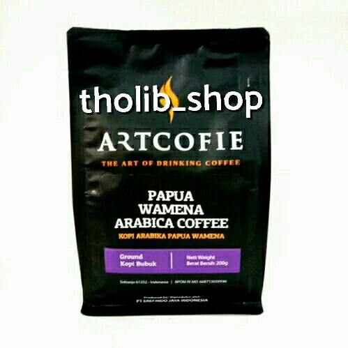

Artcofie papua wamena arabica coffe ground (kopi bubuk) 200 gr