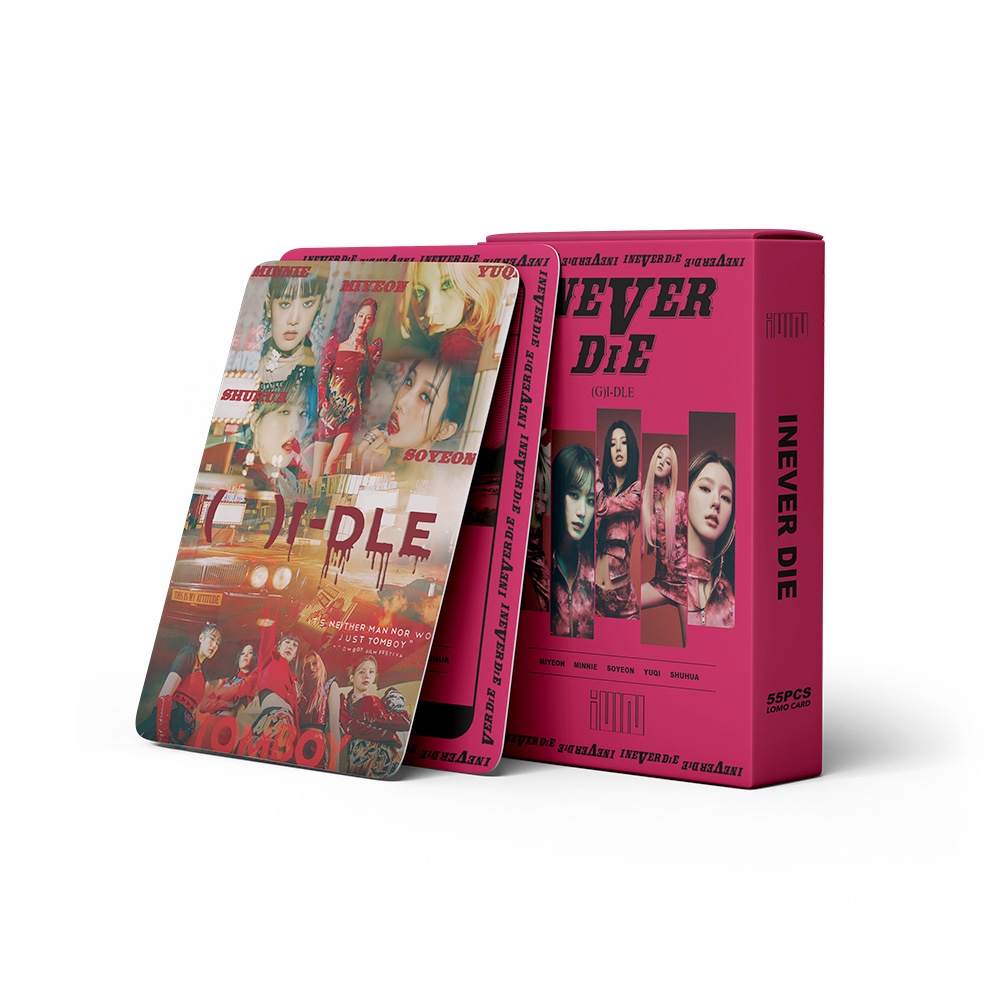 55 Pcs Kartu Foto Lomo Kpop G-DLE Album Lomo