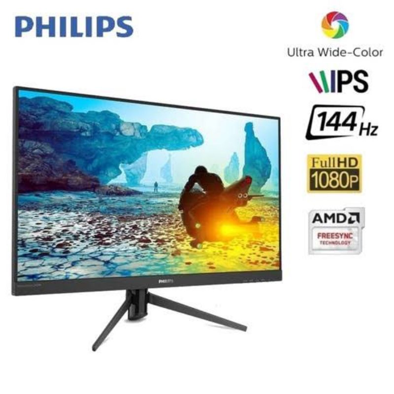 Monitor LED PHILIPS 242M8 24&quot; IPS 1ms 144Hz FULL HD VGA HDMI DISPLAY PORT