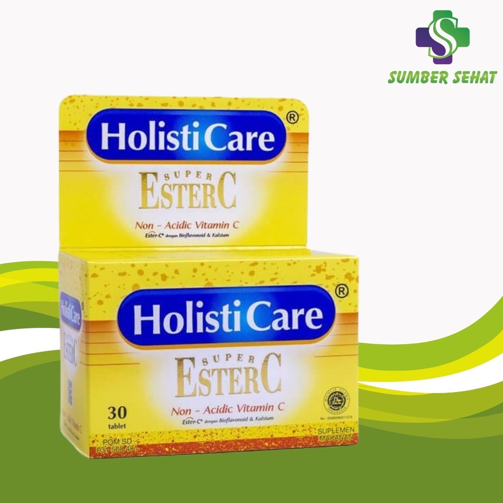 HOLISTICARE ESTER C BOTOL 30 TABLET
