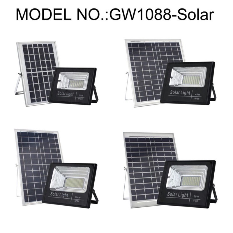 Lampu sorot tenaga surya 100Watt / lampu panel led 100W lampu sorot 100watt solar panel