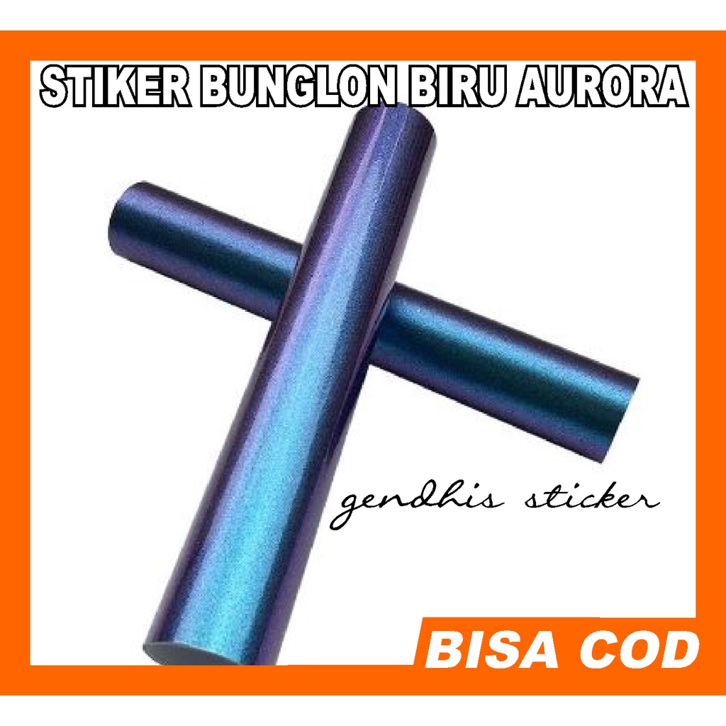 Skotlet Bunglon Biru Aurora / Skotlet body motor pelangi bunglon biru keunguan