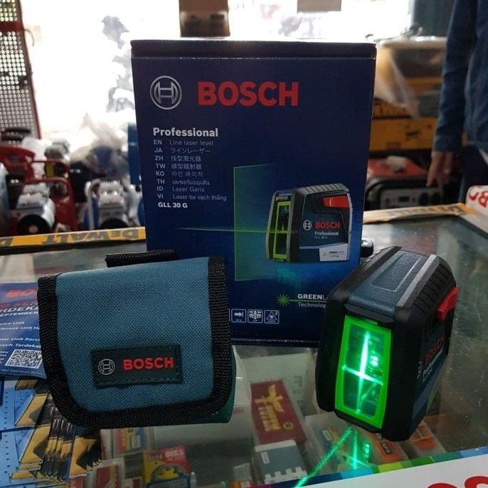 Line Laser Hijau Level 2 Line Gll 30 G Bosch Outdoor Waterpass Green