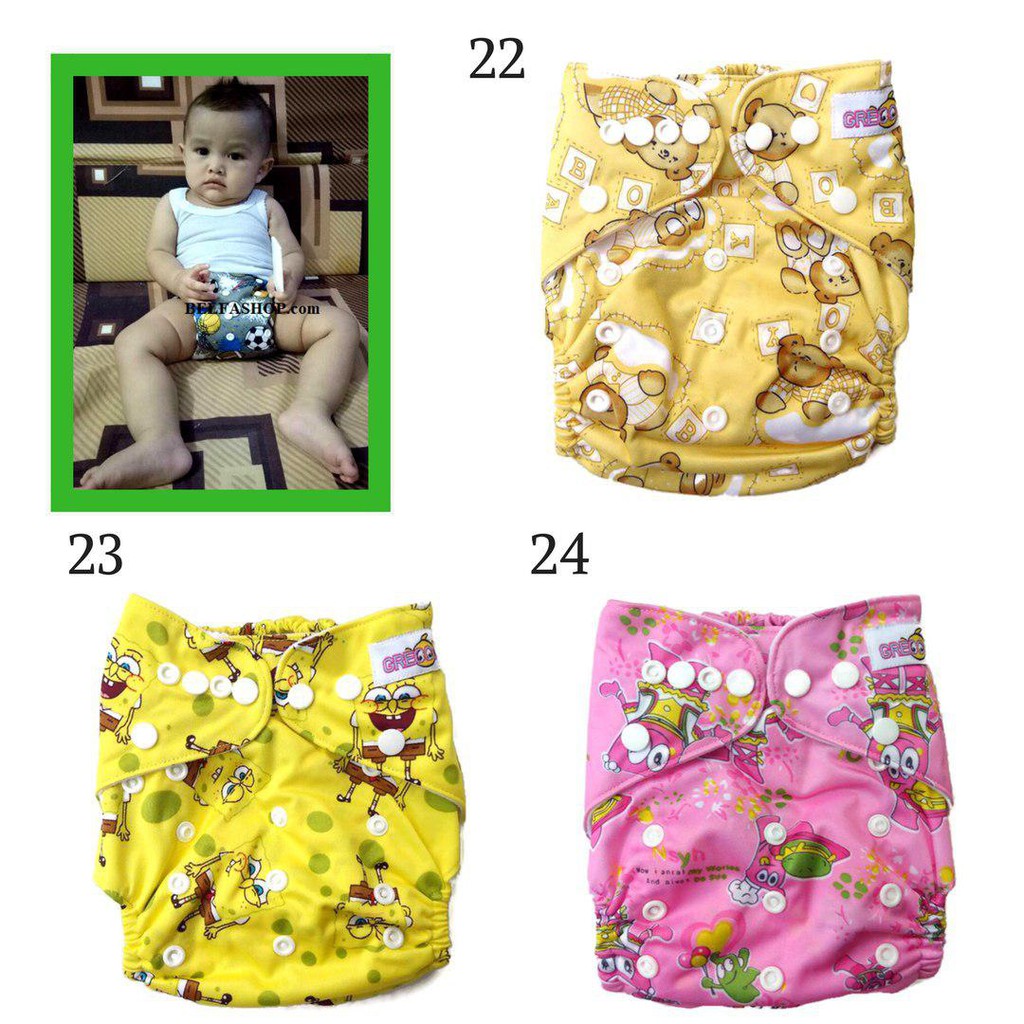 Popok Clodi Kain Popok kain Popok Cuci Ulang Popok Bayi